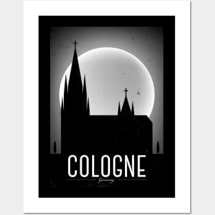 Cologne city poster Posters and Art